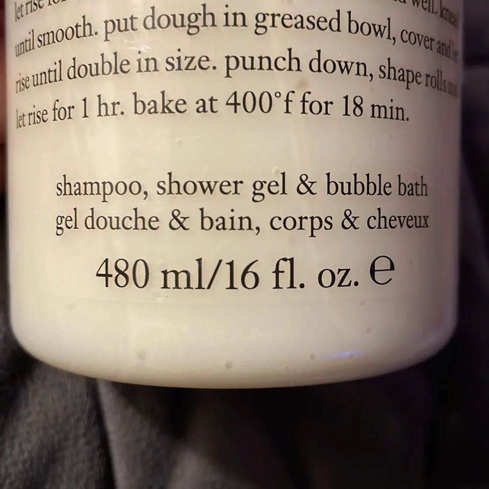 NEW Philosophy Cinnamon Buns 16 oz Shampoo, Shower Gel & Bubble Bath NICE!! - Picture 5 of 5